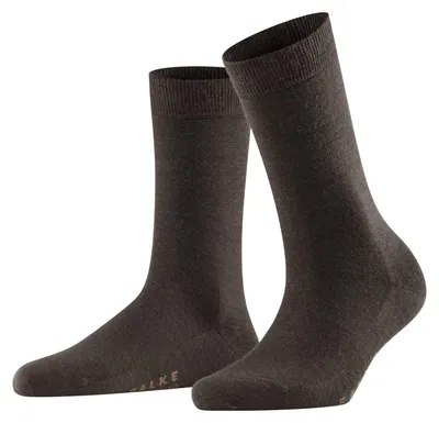 Image de FALKE - Chaussettes pour femmes Softmerino, en laine et en coton, respirantes et régulant la température