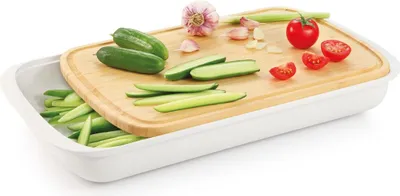 Produktbild von Tescoma Schneidebrett mit Auffangschale, 45 x 25 cm