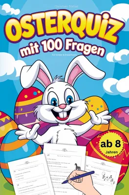 Produktbild von Osterquiz mit 100 Fragen für Kinder & Erwachsene