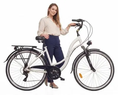 Zdjęcie produktu dla Rower Dallas City Alu 28" 7spd - biały z czarnym