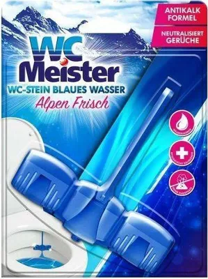 Produktbild von WC Meister Alpen Frisch - Blaufärbende Reinigungstablette