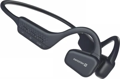 Immagine prodotto di Swissten, cuffie sportive a conduzione ossea Bluetooth con batteria da 10 ore, nero