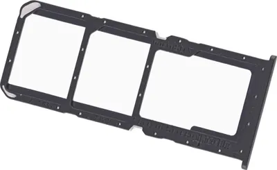Produktbild von Simkartenhalter passend für Oppo A53s (CPH2135, CPH2139), Dual-Nano-SIM + micro-SD, Originalersatz, Schwarz