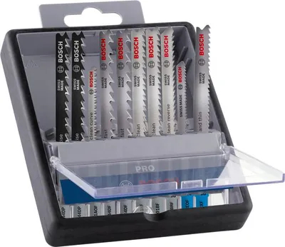 Produktbild von PRO Wood and Metal Stichsägeblatt Set, T 144 DP, T 123 XF, 100 mm, 10-tlg.