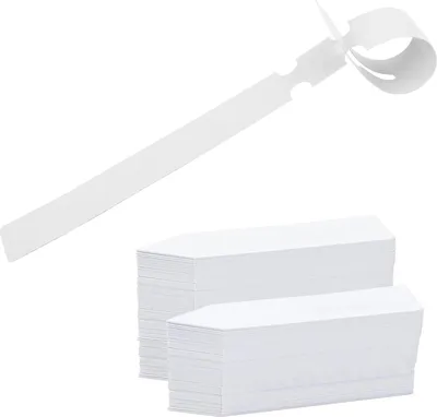 Image de Étiquettes en plastique pour plantes, résistantes aux intempéries, lot de 200, 2 tailles différentes, pour le jardin