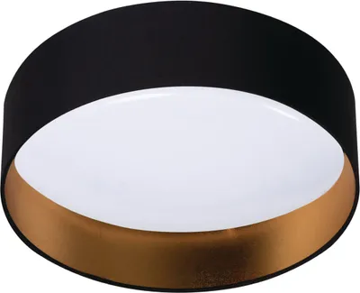 Zdjęcie produktu dla Plafon LED okrągły RIFA czarno-biały 17,5W Ciepła biel 1450lm tworzywo sztuczne wym:11,6x40x40cm IP20 Kanlux