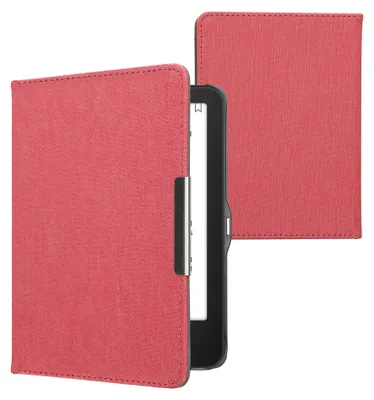 Produktbild von kwmobile Klapphülle kompatibel mit Tolino Vision 1 / 2 / 3 / 4 HD - Schutzhülle e-Reader - Hülle eReader - Rot