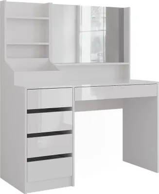 Zdjęcie produktu dla Stolik do przebierania Vicco Sherry Biały/biały wysoki połysk 119.8 cm 3 części, Model 57610