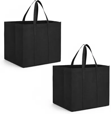Obrázok produktu pre Skladacia nákupná taška, veľká, 41 x 13 x 26 cm, 2 kusy, na nákupy