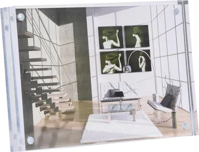 Obrázok produktu pre Akrylový rám Henzo Clear Style 10 x 15 cm, priehľadný, 20 mm