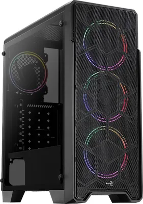 Produktbild von AeroCool Geh Midi ORE SATURN FRGB Black MicroATX/ATX/MiniITX
