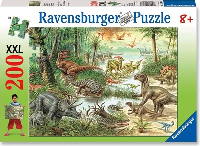 Produktbild von Dinosaurier 200 Teile XXL Puzzle