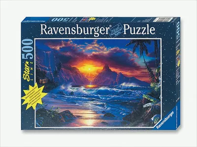Produktbild von Ravensburger 14913 - Sunset Beach, 500 Teile Starline Puzzle