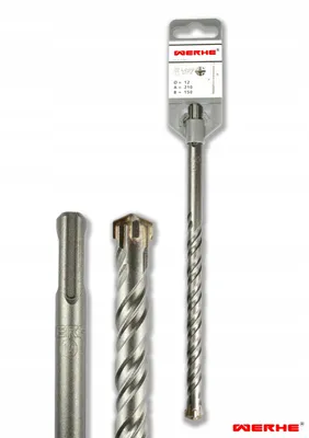 Produktbild von WERHE Schlagbohrbit für Beton, SDS PLUS, 12 x 210 mm