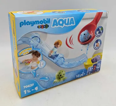 Produktbild von PLAYMOBIL® 123 70637 AQUA Fangspaß mit Meerestierchen Spielfiguren-Set
