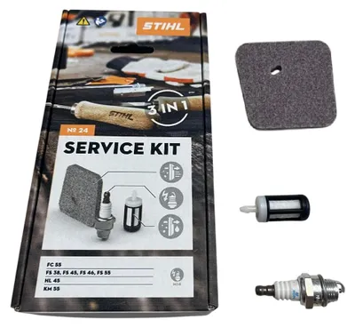 Produktbild von STIHL Service Kit 24 FC 55, FS 38, FS 45, FS 46, FS 55, HL 45, KM 55 41400074100 Filter, Zündkerze