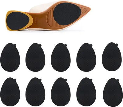 Imagen del producto de Almohadillas antideslizantes autoadhesivas, 12 unidades, de silicona, cortables, para zapatos