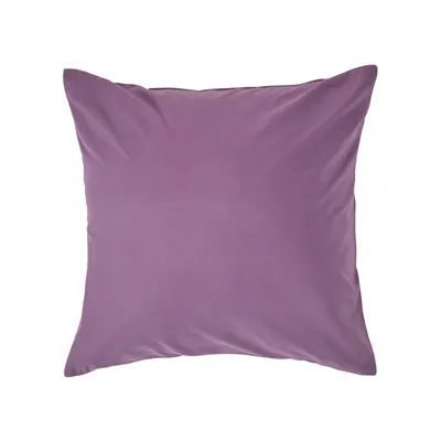 Image de HOMESCAPES Taie d'oreiller densité 200 fils Raisin Violet, 40 x 40 cm