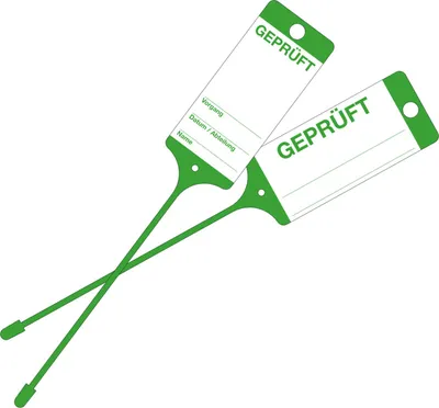 Produktbild von EICHNER Warenanhänger 9219-00773 gn 100St
