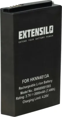 Produktbild von EXTENSILO Akku kompatibel mit Motorola SL4010, SL4000, SL4000e, SL300, SL3000, SL3500E, SL4010E Funkgerät, Walkie Talkie (2000 mAh, 3,7 V, Li-Polymer)