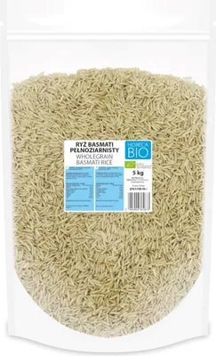 RYŻ BASMATI PEŁNOZIARNISTY BIO 5 kg - HORECA (BIO PLANET)