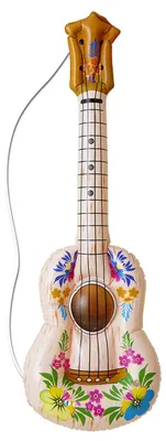 Produktbild von Aufblasbare Gitarre mit Hawaii Motiv | ca. 105 cm