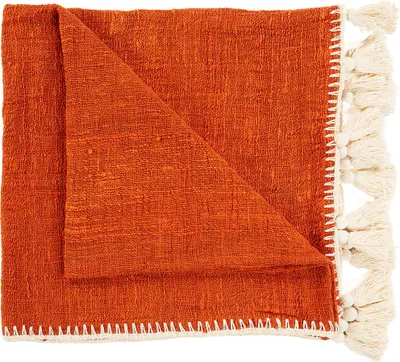 Produktbild von Bazar Bizar Der Stitch Bettüberwurf - Terrakotta