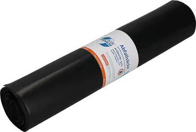 Produktbild von Deiss PREMIUM PLUS Müllsäcke schwarz 700 x 1100 mm 120 Liter 25 Säcke
