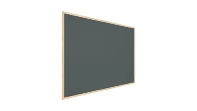 Produktbild von Grau Pinnwand mit Holz Rahmen 120x90cm Korktafel Korkwand Pinnwand Kork Grau Oberfläche