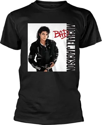 Immagine prodotto di Michael Jackson - Maglietta "Bad" per uomo/donna Unisex RO5480 (L) (Nero)