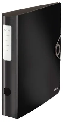 Produktbild von Leitz Ordner Active Solid A4 65mm schwarz, A4, Lagerung, Hartschaumstoff, Schwarz, 350 Blätter, 80 g/m²