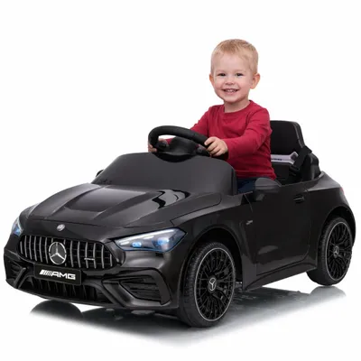 Produktbild von FINOOS Kinder Elektroauto 12V - Mercedes CLE53 AMG - Fernbedienung - Schwarz