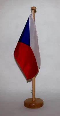 Produktbild von Tischflagge Tschechien 25x15 cm mit Holzständer