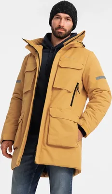 Immagine prodotto di Giacca invernale Ombre da uomo giallo XL
