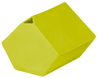 Zdjęcie produktu dla ASA Selection *Wazon kwadratowy, kolor limonkowy, ceramika 46302816