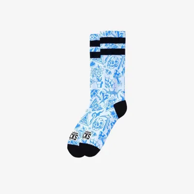 Image de American Socks Freaked Crew socks Blue EU 36-41 Men Blue EU 36-41