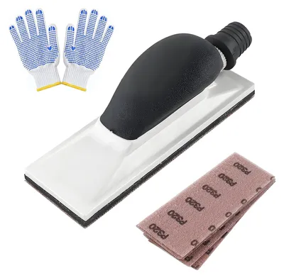 Productafbeelding van Handschuurmachine met afzuiging, 200 x 70 mm, inclusief 5 netschuurstrips