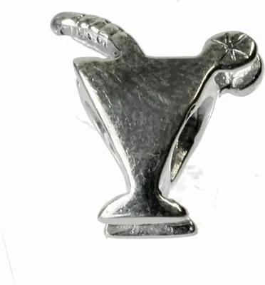 Produktbild von CarloBiagi Bead Charm Schmuck Element Cocktail 925 Echt Silber BBS230
