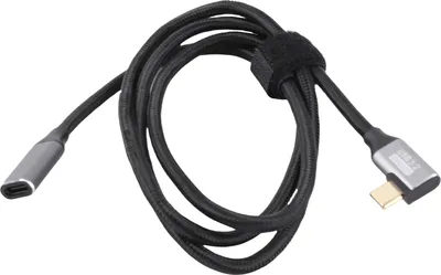 Obrázok produktu pre Yctze 4K 00W PD 5A 90 stupňov Predlžovací kábel USB3 typu C M na FEM - a univerzálne pripojené riešenia (25 cm) (50 cm) (1 m)