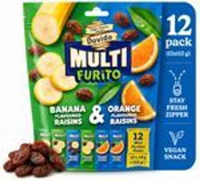 Produktbild von Dovido Multi Furito Banane & Orange 8x14 g ohne Zuckerzusatz 12er-Pack