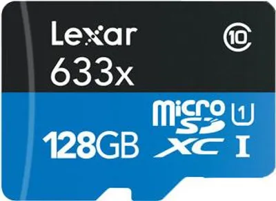 Produktbild von Lexar LSDMI128BBEU633A Micro SDXC Class 10 UHS-I U1 microSDXC Speicherkarte, 128 GB, Class 10 / UHS-I