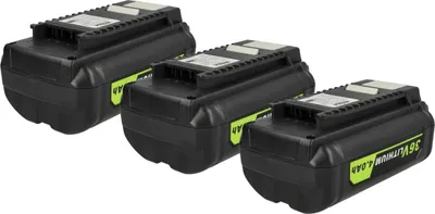 Produktbild von vhbw 3x Akku Ersatz für Ryobi OP40602 für (4Ah, 36V Li-Ion)