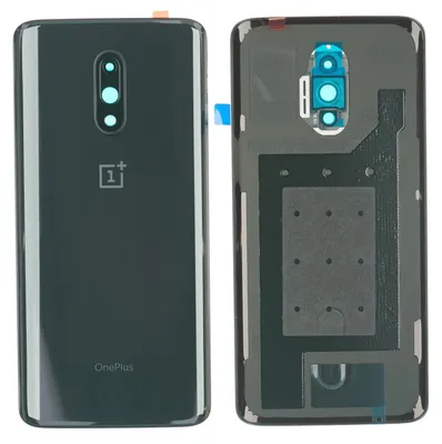 Produktbild von Oneplus 7 Backcover + Kameraglas + Kleber (Mirror Gray), Grau