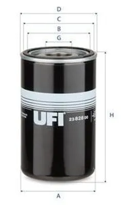 Produktbild von UFI Ölfilter 23.828.00