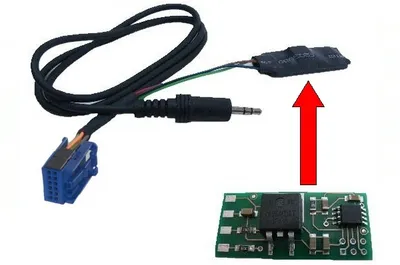 Zdjęcie produktu dla Adapter AUX MP3 ze zmieniarką CD 12-pin do radia Audi Concert Chorus Symphony 3 III
