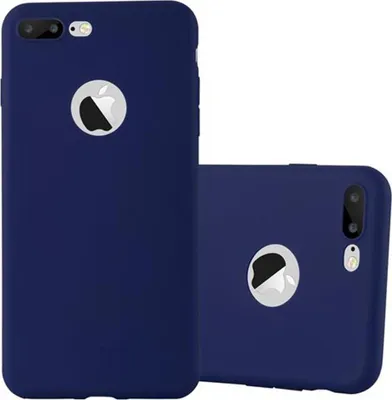 Produktbild von Cadorabo Hülle für Apple iPhone 7 PLUS / 7S PLUS / 8 PLUS Schutzhülle in Blau Handyhülle TPU Silikon Etui Case Cover