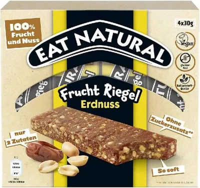 Produktbild von Eat Natural Frucht Riegel Erdnuss 4x30g