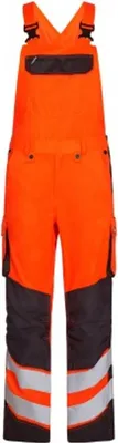 Produktbild von ENGEL Warnschutz Latzhose Safety Light 3545-319-10165 Gr. 70 orange/blue ink