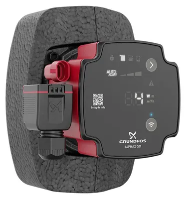 Produktbild von Grundfos Hocheffizienz Umwälzpumpe ALPHA2 GO 25-90 130mm