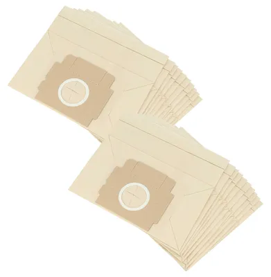Produktbild von vhbw 20x Staubbeutel Ersatz für Baur 587 314 / 587314, 340 927 / 340927, 340 043 / 340043 für Staubsauger - 22,5cm x 19cm Sandfarben